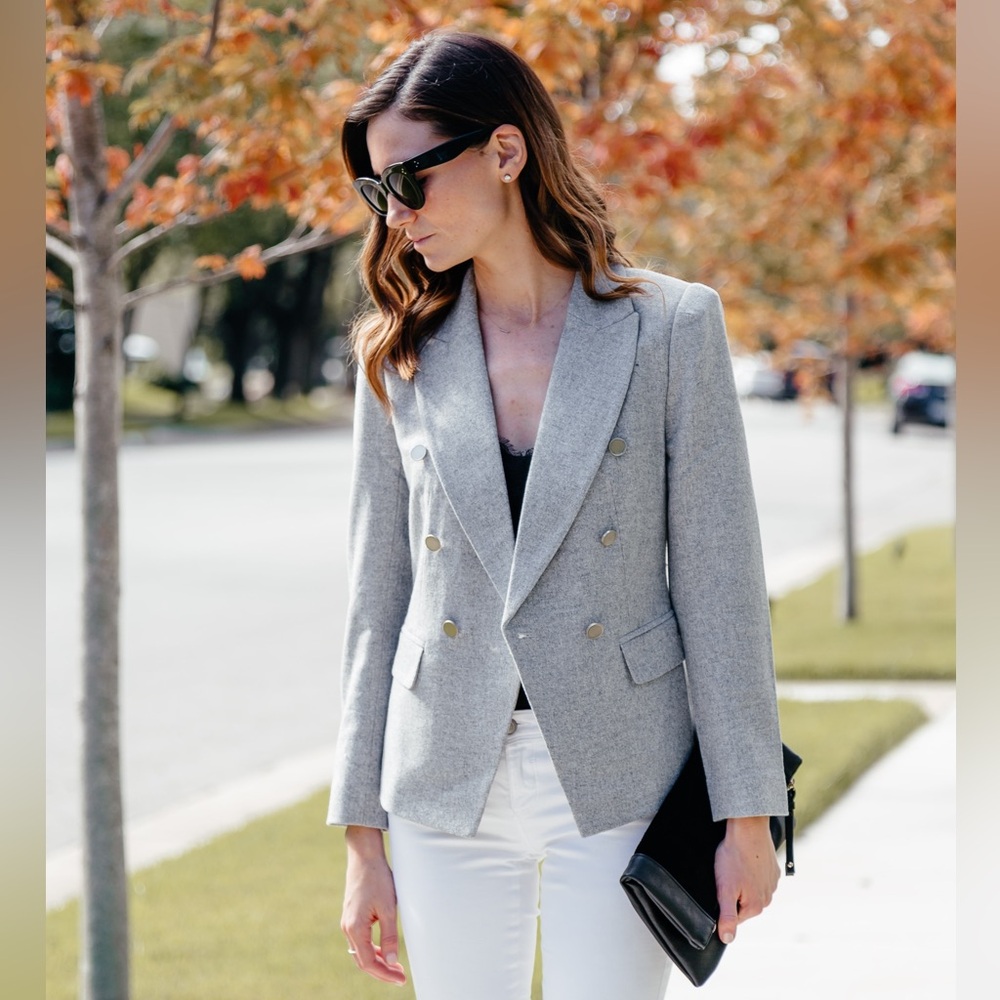Club Monaco Grey Wool Blazer